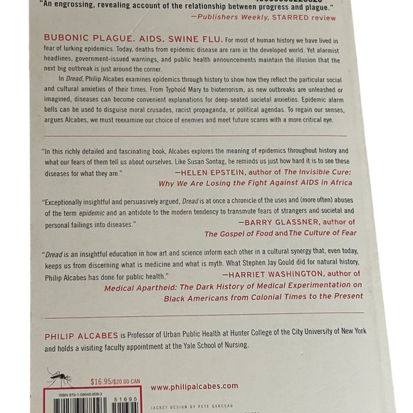 Dread: How Fear &Fantasy Have Fueled Epidemics from the Black Death to Avian Flu - Picture 3 of 3